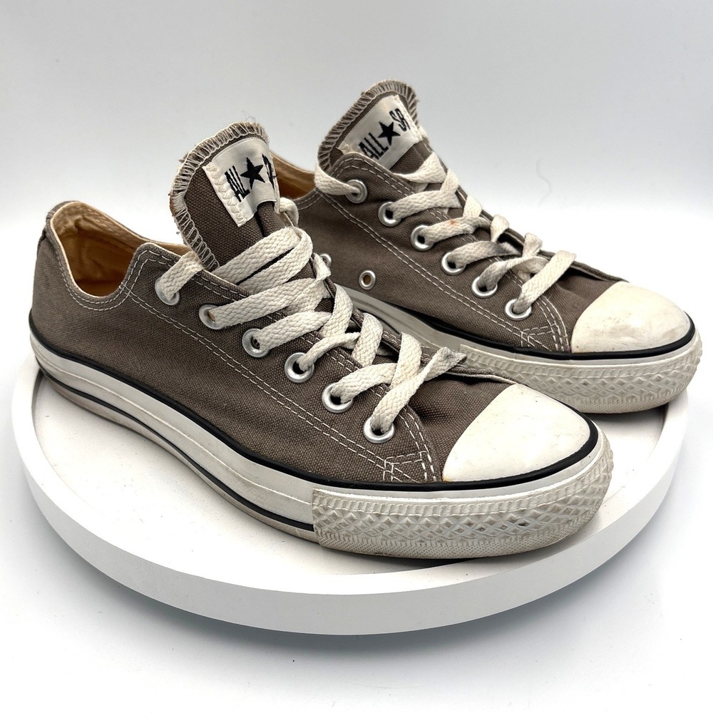 Converse Chuck Taylor All Star Low Top Charcoal Grey Mens 6 Womens 8 1J794